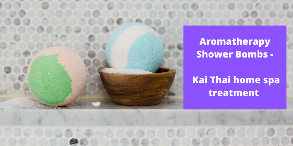 Aromatherapy shower bombs
